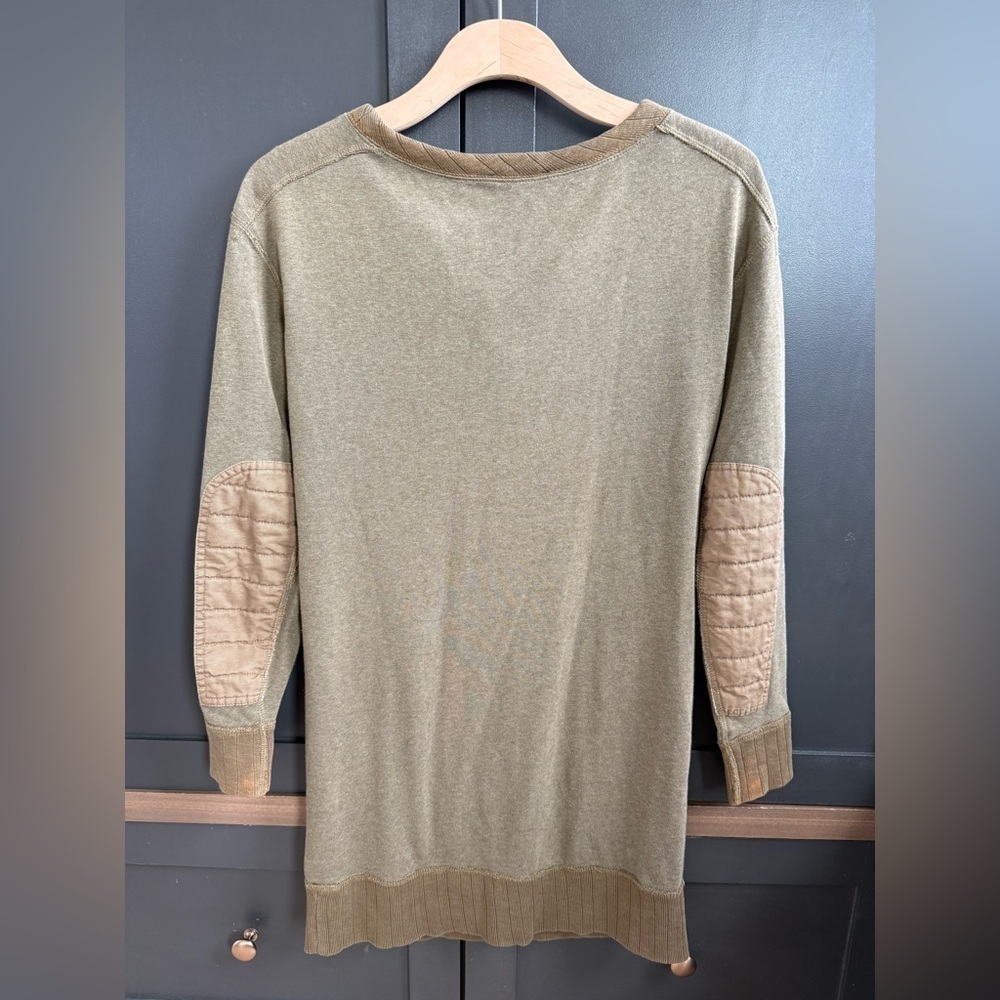 Polo Ralph Lauren Olive Green Long Sleeve Pullover Top • S - Picture 5 of 5